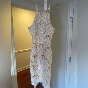 Lulu white lace dress for sale!